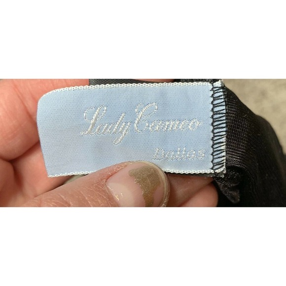 Vintage LADY CAMEO Lace Bow Lingerie Bodysuit M - Picture 8 of 10